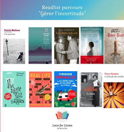 La readlist « Gérer l’incertitude » et ses couvertures de livres